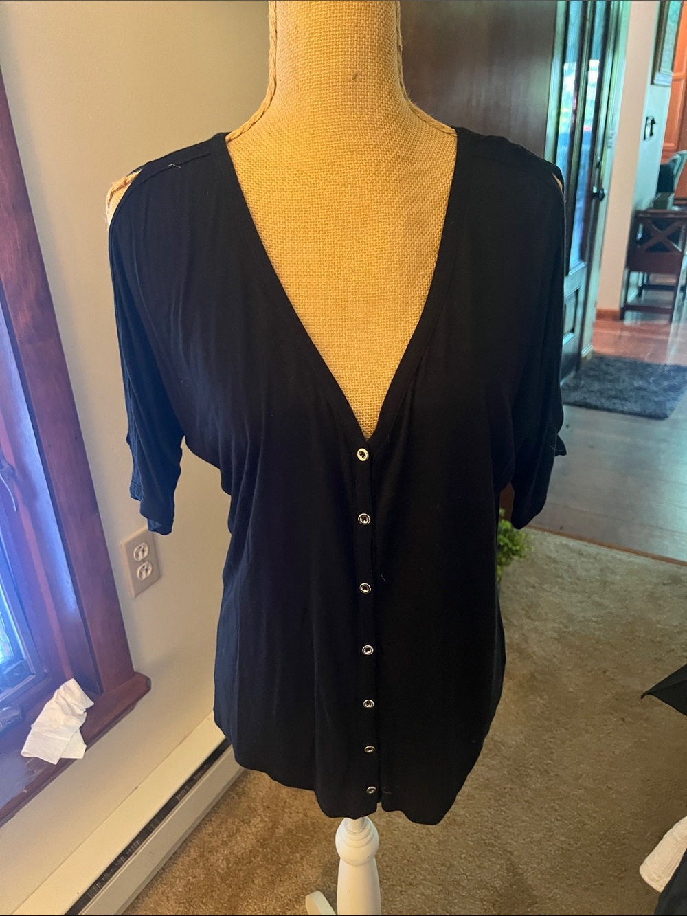 Cold shoulder blouse